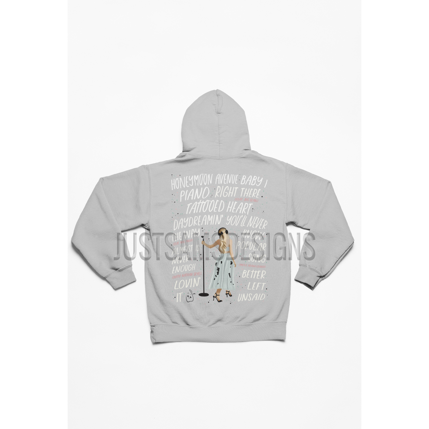 Ariana Grande Yours Truly Hoodie Grey