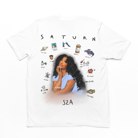 SZA saturn t-shirt