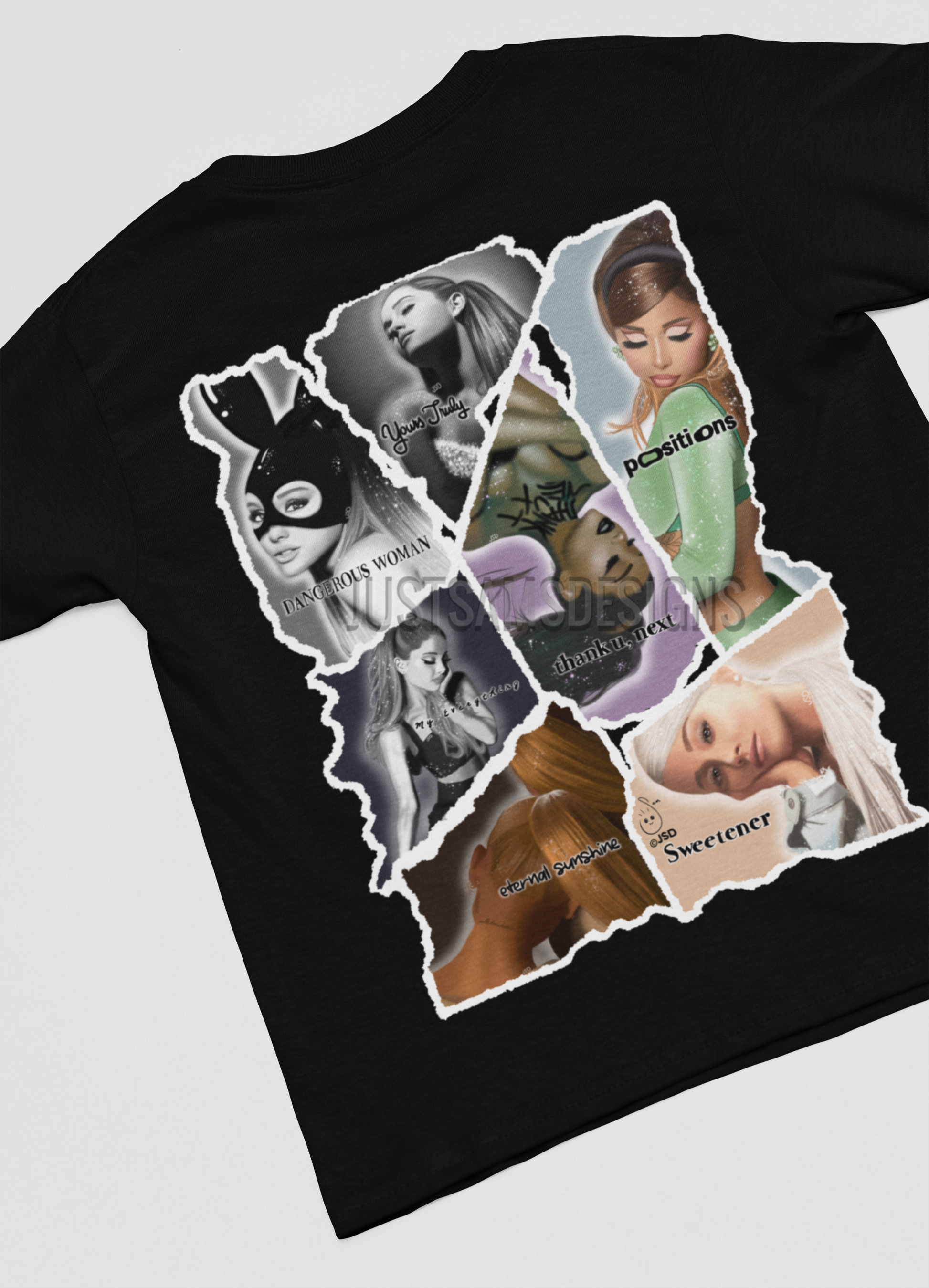 Ariana Grande Album Discography T-shirt