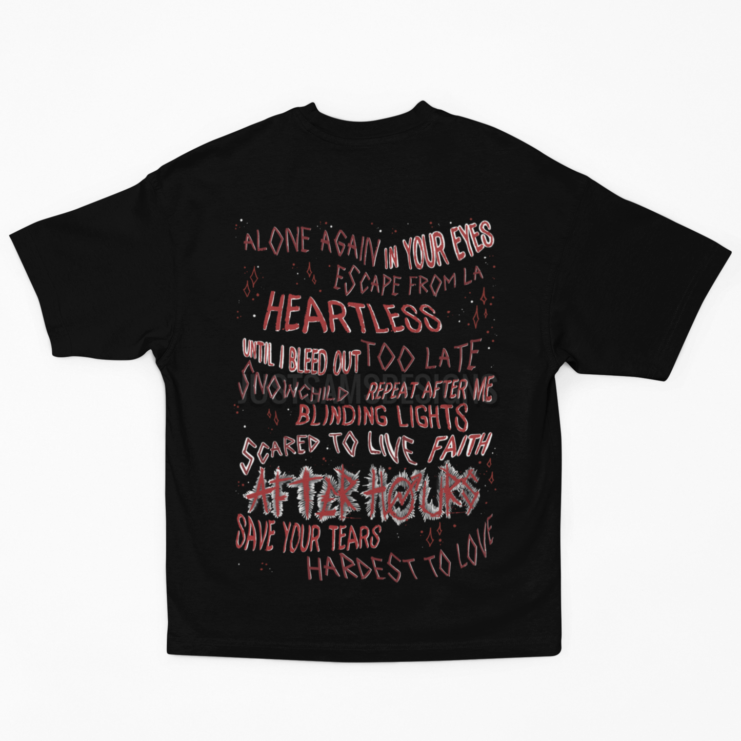 The Weeknd after hours tshirt